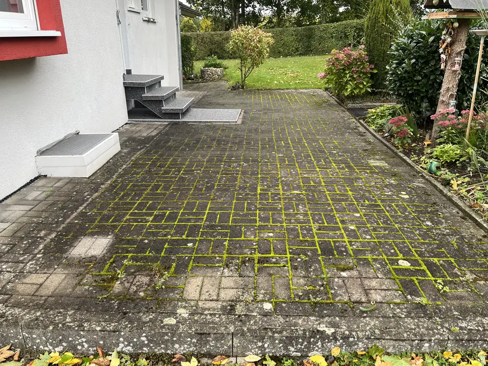 Aulendorf, Hof neben dem Haus, vorher