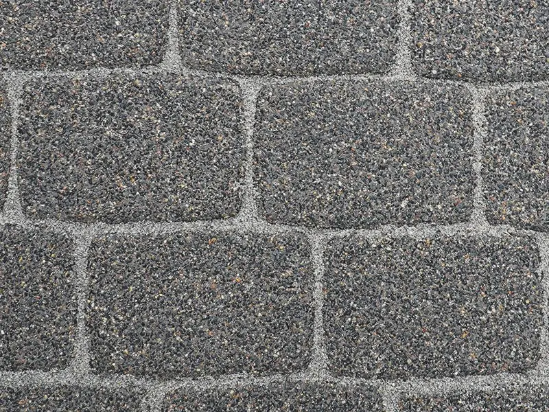 Steinflaeche mit fuge