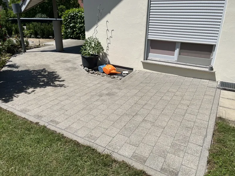 Terrasse in Fischbach nach der Sanierung